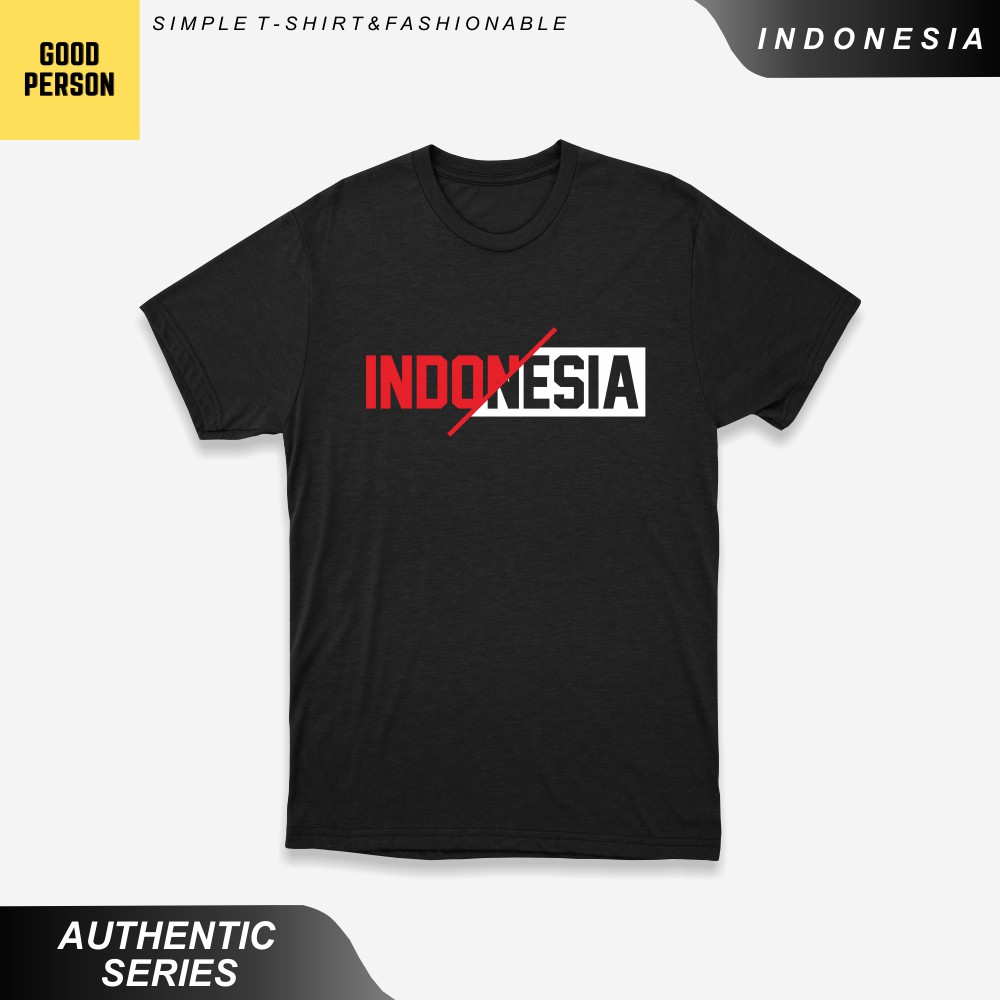 Baju Kaos Indonesia Series Dewasa Tshirt Pria Wanita Terbaru Kekinian