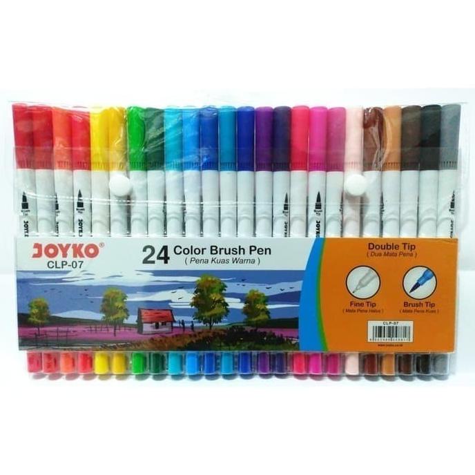 

(BISA COD) Joyko Color Brush Pen Pena Kuas Warna CLP-07 Murah MURAH Kode 278