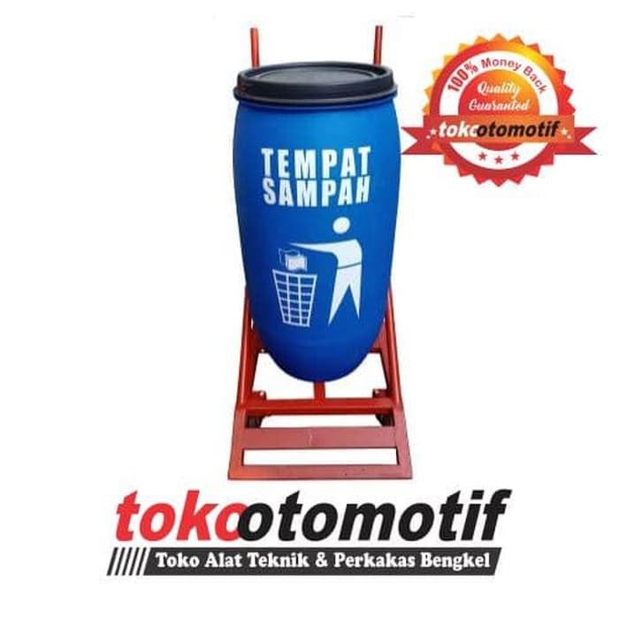 Tong Sampah Drum Plastik HDPE / Tempat Sampah