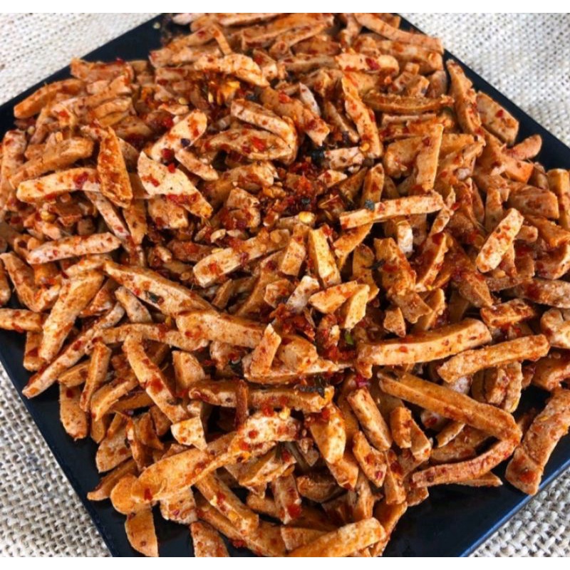 

Basreng pedas cabe asli daun jeruk