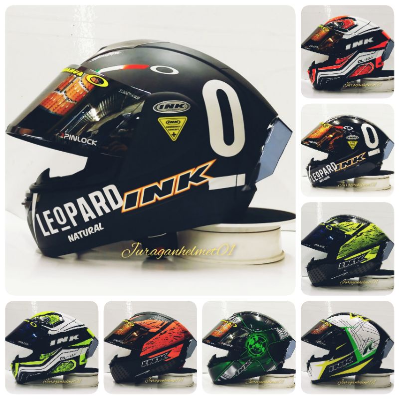 helm full face ink cl max paket ganteng original