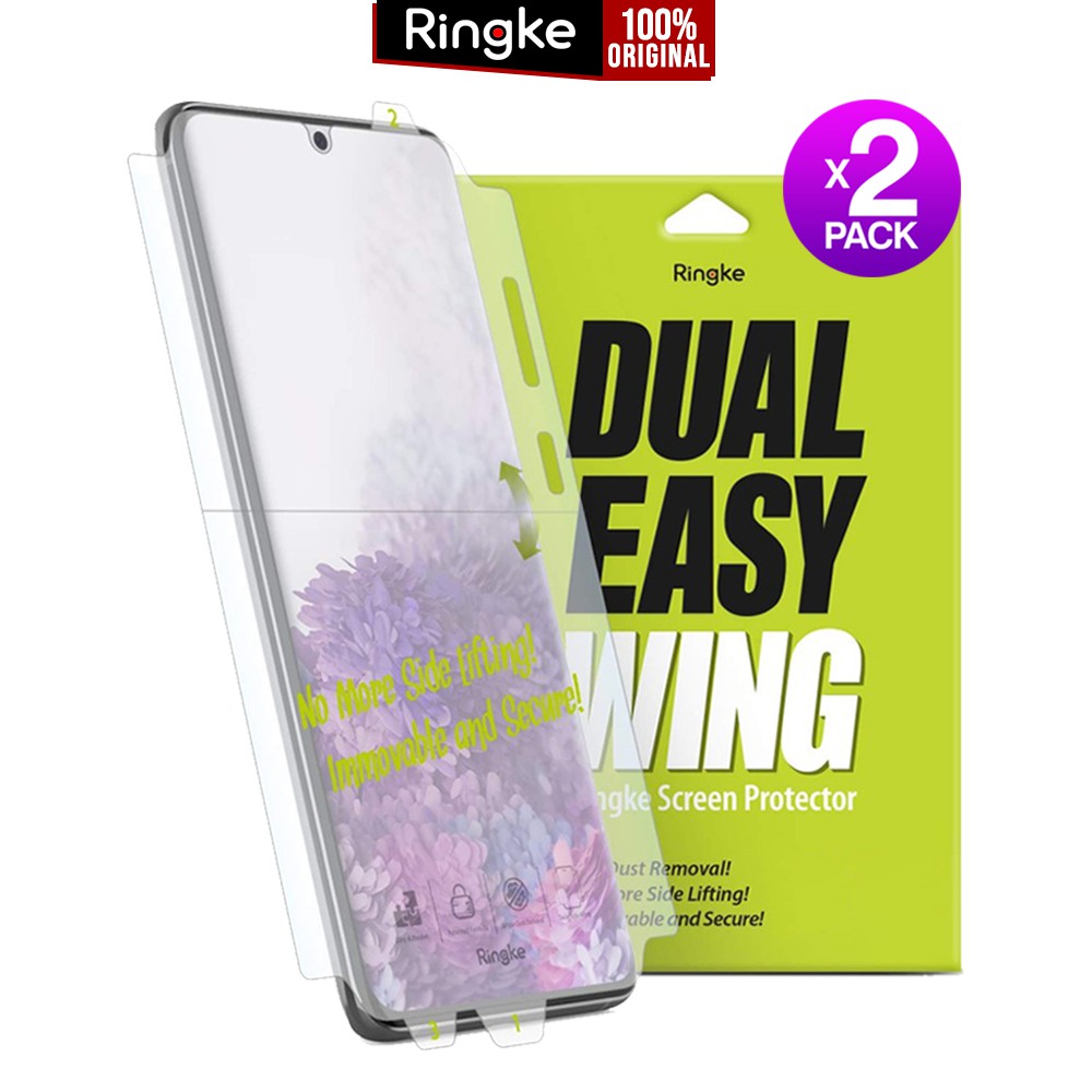 

Screen Protector Samsung Galaxy S20 Ultra / S20 Plus / S20 Ringke Dual Easy Not Tempered Glass