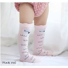 Kaos Kaki Panjang Selutut dengan akses pita Cocok untuk anak perempuan/ kaos kaki Bayi Pita Animal