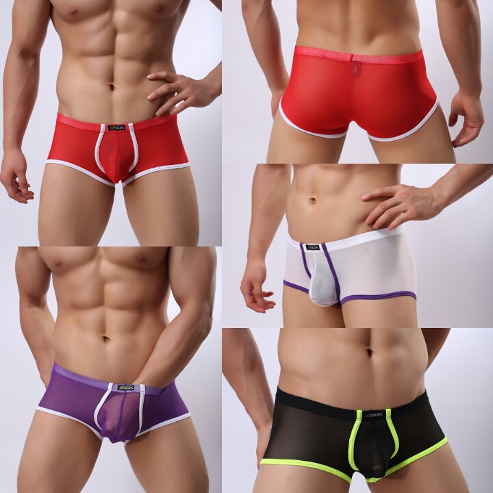 Celana Dalam Pria Boxer Transparan JJ3