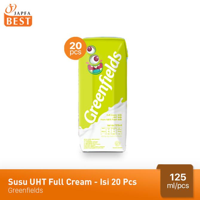 

(BISA COD) Susu Greenfields UHT Full Cream 125 ml - Isi 20 Pcs TERLENGKAP Kode 175