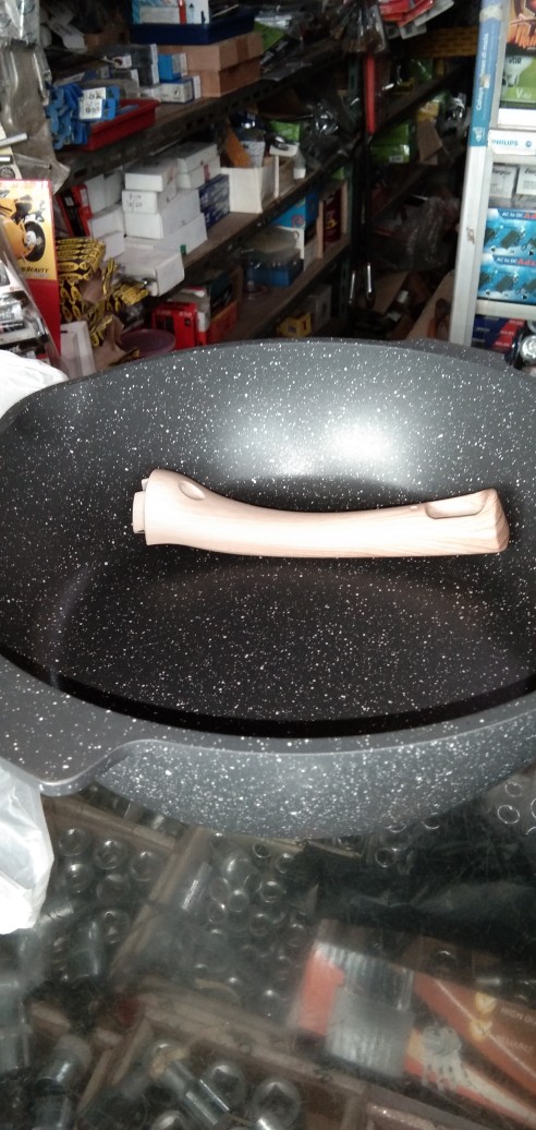 Cypruz Fp-0866 Fry Wok Granite Die Cast 30 Cm Wajan Induksi Greblon