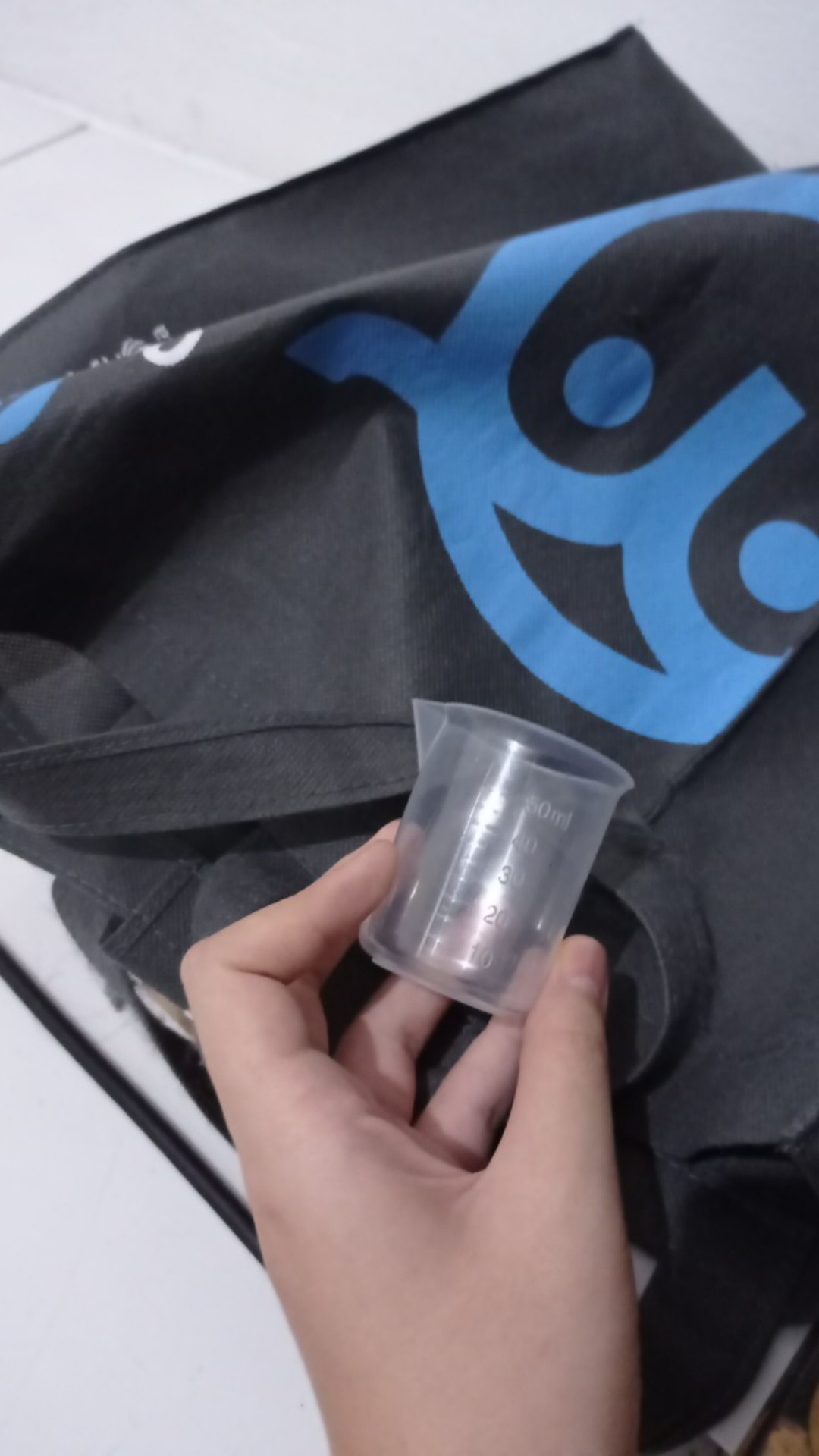 Gelas Takar 50ml Gelas Ukur Plastik Mini Transparan