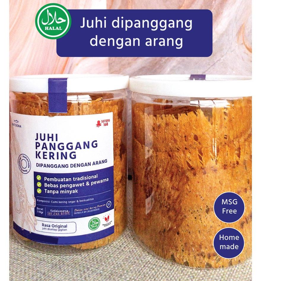

Trend - Juhi Panggang Original Dipanggang dengan Arang / Snack Jiu He Homemade / Cumi kering Enak / Dried cuttlefish / Bebas pengawet & Pewarna
