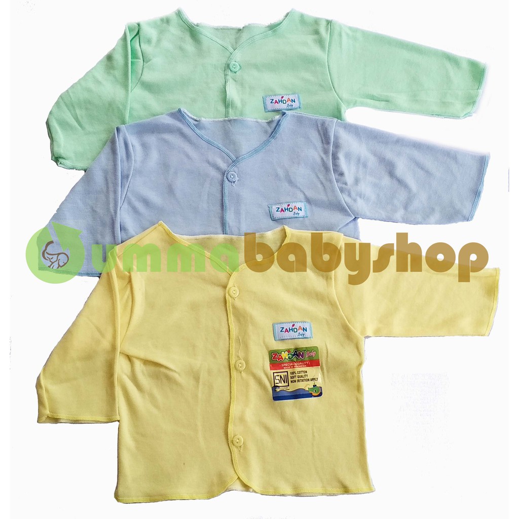 TERMURAH 3 Pcs Baju Panjang Bayi Baru Lahir Newborn Zahdan