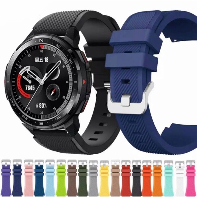 TALI JAM TANGAN SPORT SILICONE RUBBER STRAP HONOR WATCH GS PRO 22MM - WARNA