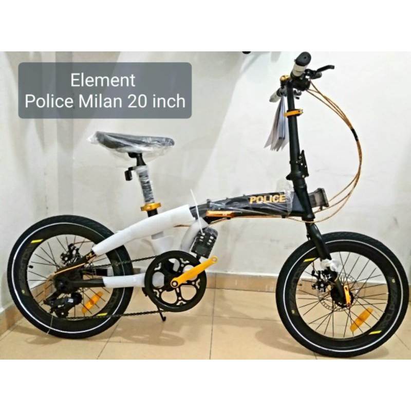 Sepeda Lipat Element Police Milan BEKAS mulus