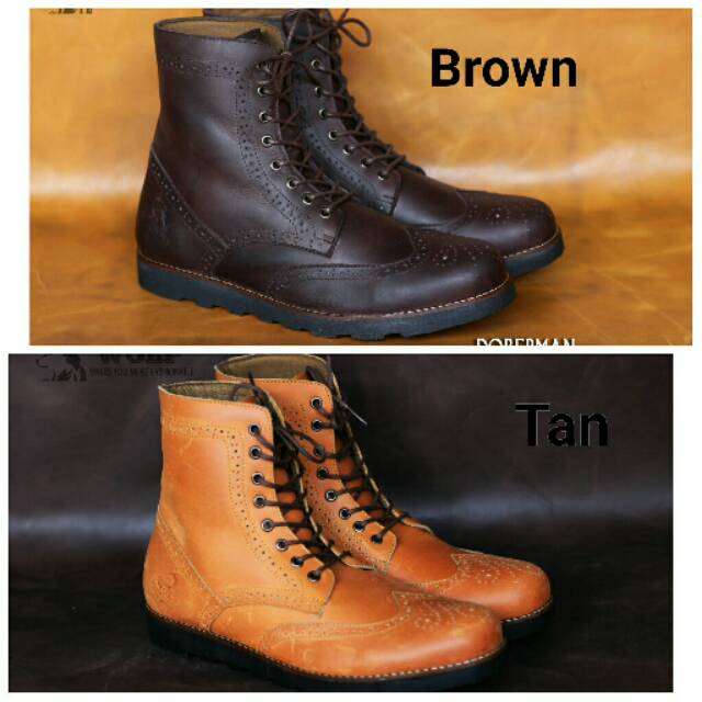 SEPATU UNDERGROUND FULL KULIT ASLI(kulit sapi) WOLF DOBERMAN ORIGINAL