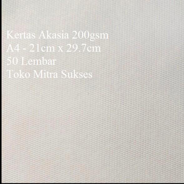 

Kertas Akasia 200Gsm A4 Isi 50 Lembar