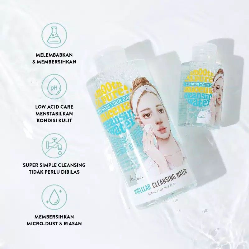 Ariul Smooth And Pure Cleansing Foam , Ariul Facewash / Micellar Cleansing Water / ariul Lip &amp; Eye Remover Pads / ariul calming toner pad / ariul peeling toner pad / ariul cleansing tissue