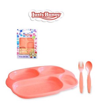 Lusty Bunny Peralatan Makan Baby Gift Set LB-1383 Feeding Set