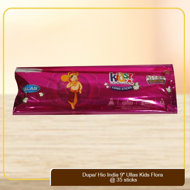 Dupa / Hio India Wangi Harum Kids Flora 9" Ullas @ 35 sticks