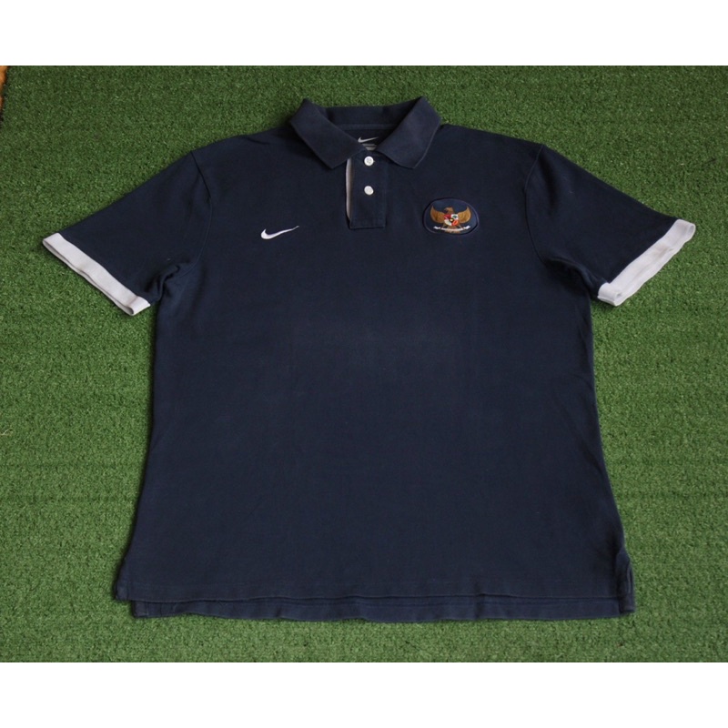 polo timnas indonesia 2012 official edition original second nike preloved
