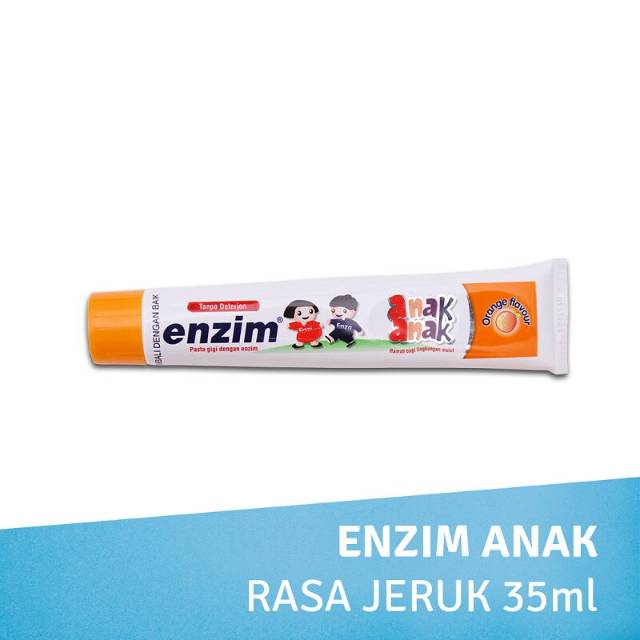 Enzim anak-anak Jeruk 42 gr pasta gigi