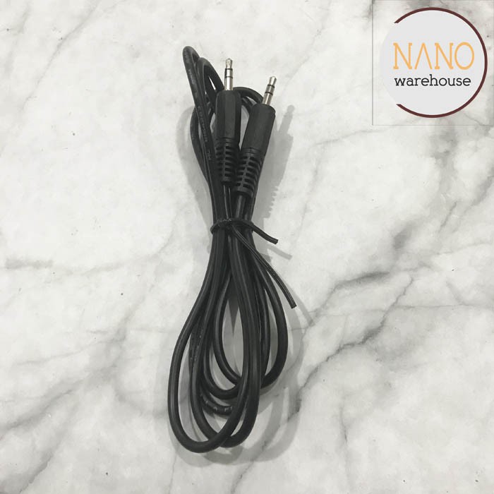 Kabel Audio Jack Mini Stereo 3.5 Panjang 1.5m / Kabel Aux 1.5 Meter