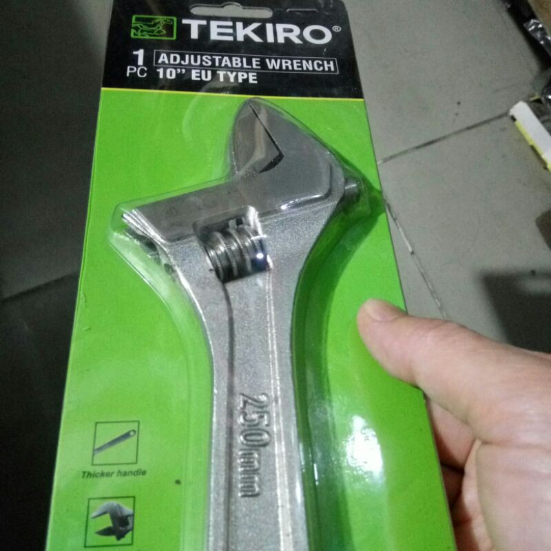 tekiro AD 0282 10inch kunci inggris 10&quot; 250mm adjustable wrench 10 inch AD0282