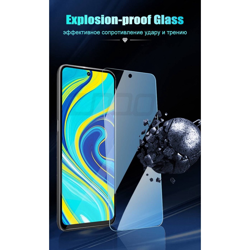 3Pcs Tempered Glass For Xiaomi Redmi Note 9 Pro Max 9S Screen Protector Redmi Note 10 10S 8 7 K30 Pro 9A 9C Protective Glass