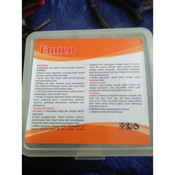 senter kepala Emico 20Watt.