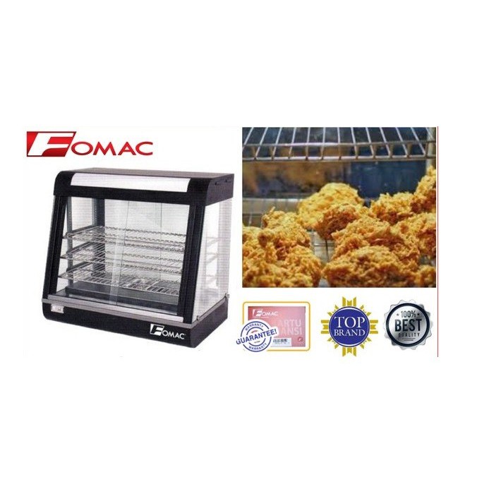 Food warmer FOMAC SHC BW680 showcase display penghangat makanan