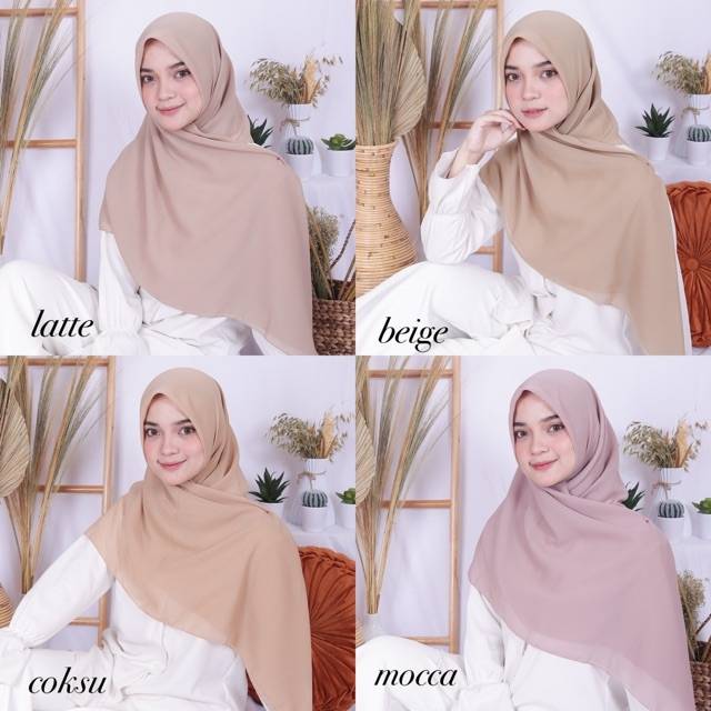 [99 WARNA] SQUARE BELLA / BELLA POLYCOTTON / HIJAB POTTON