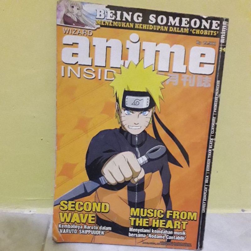 Majalah Anime insider 24 (Cover Naruto S)