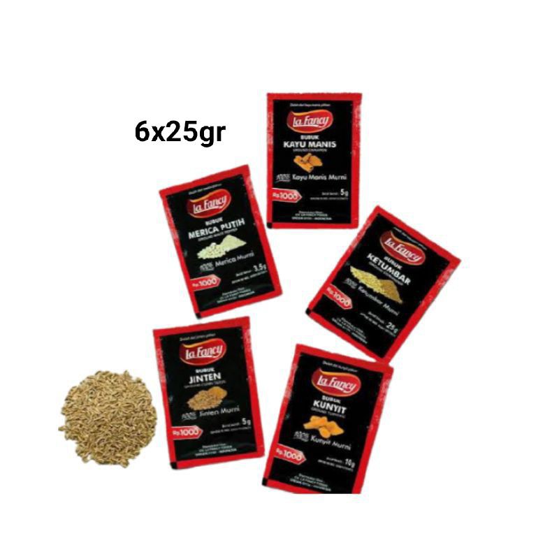 

La Fancy Bubuk Rempah Nusantara 6x25gr