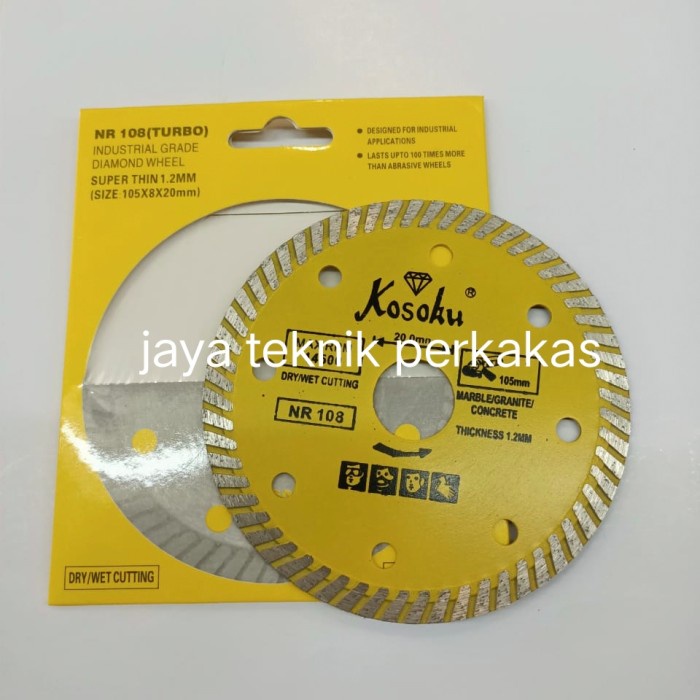 Kosoku pisau keramik turbo thin NR108 - diamond wheel kosoku turbo
