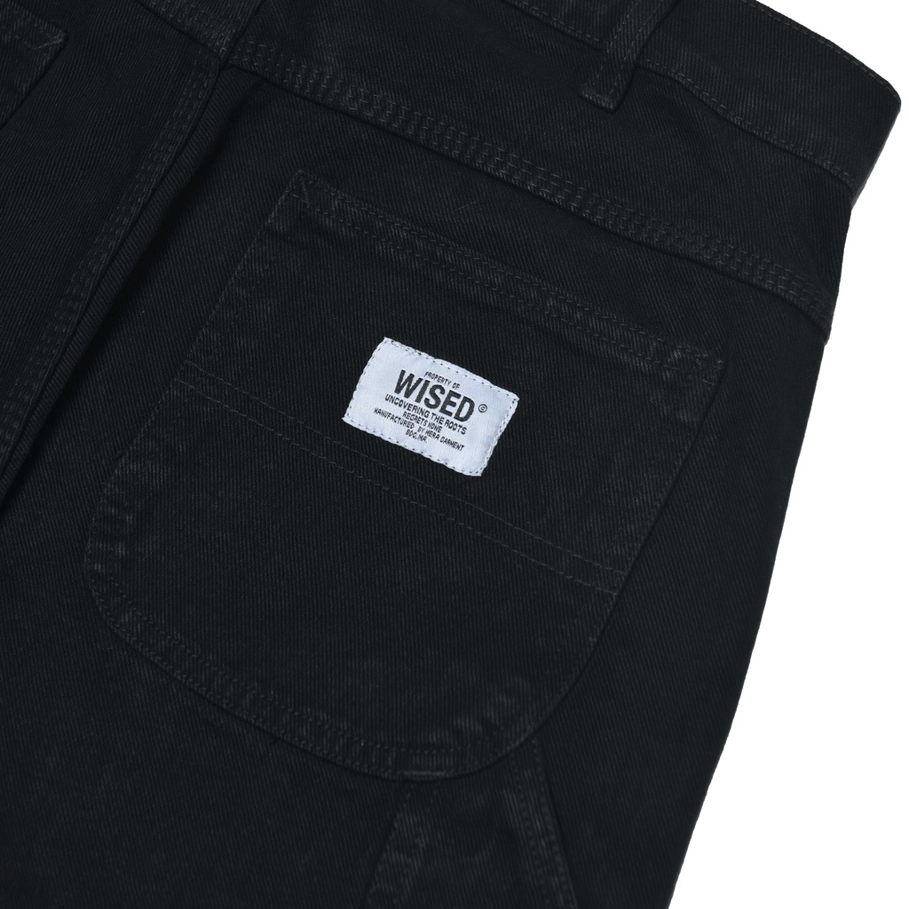 WISED | KRIEF BLACK | CARPENTER SHORT PANTS