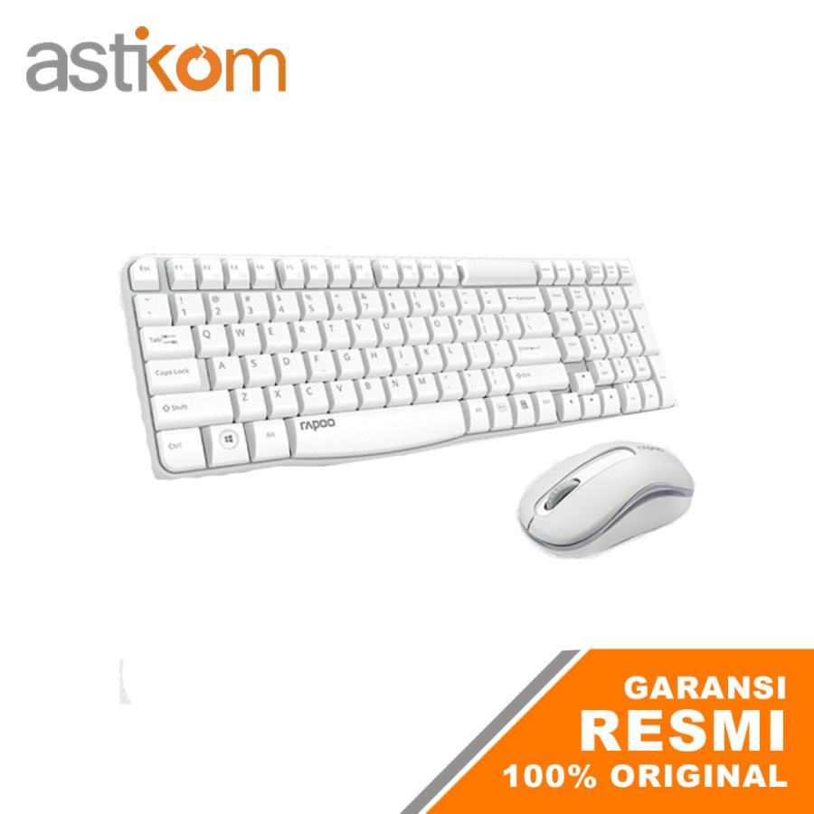 Mouse Keyboard Wireless Rapoo X1800S Keyboard Mouse Combo Murah