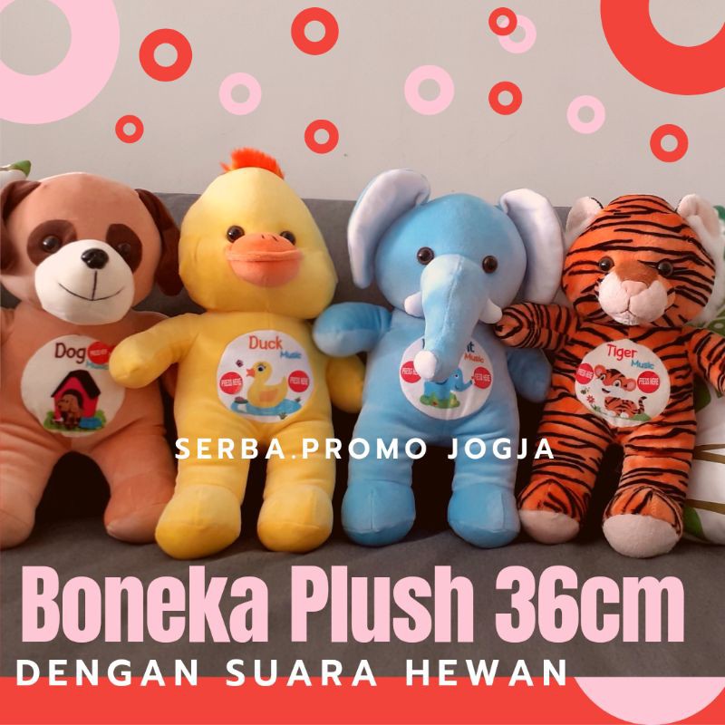 Boneka Plush Doll Animal dengan suara music