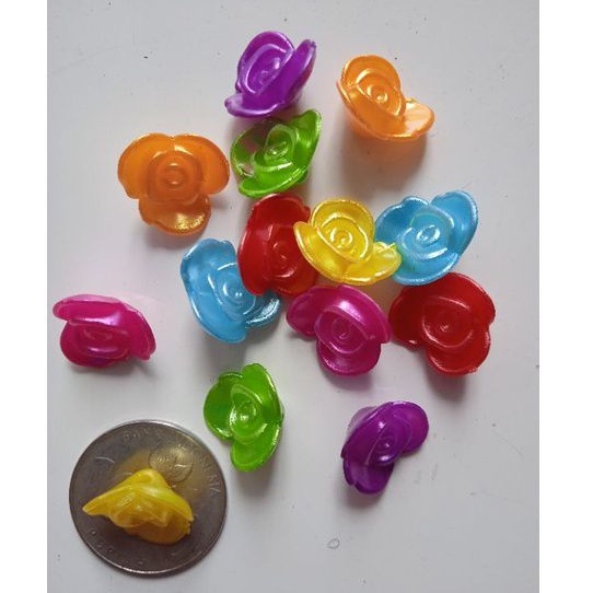 mute bunga glossy manik manik mute