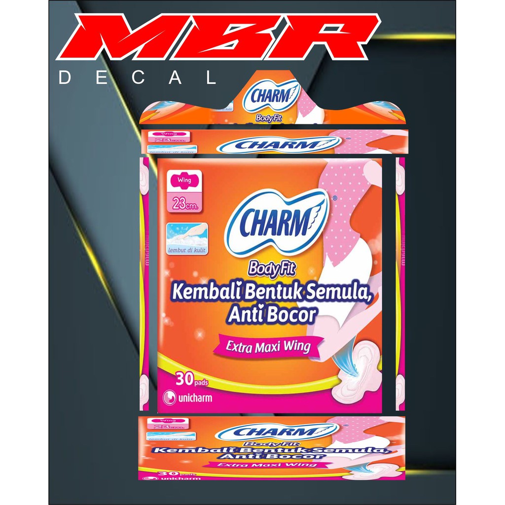 DECAL STIKER SANGKAR KOPER KOSAN MOTIF CHARM