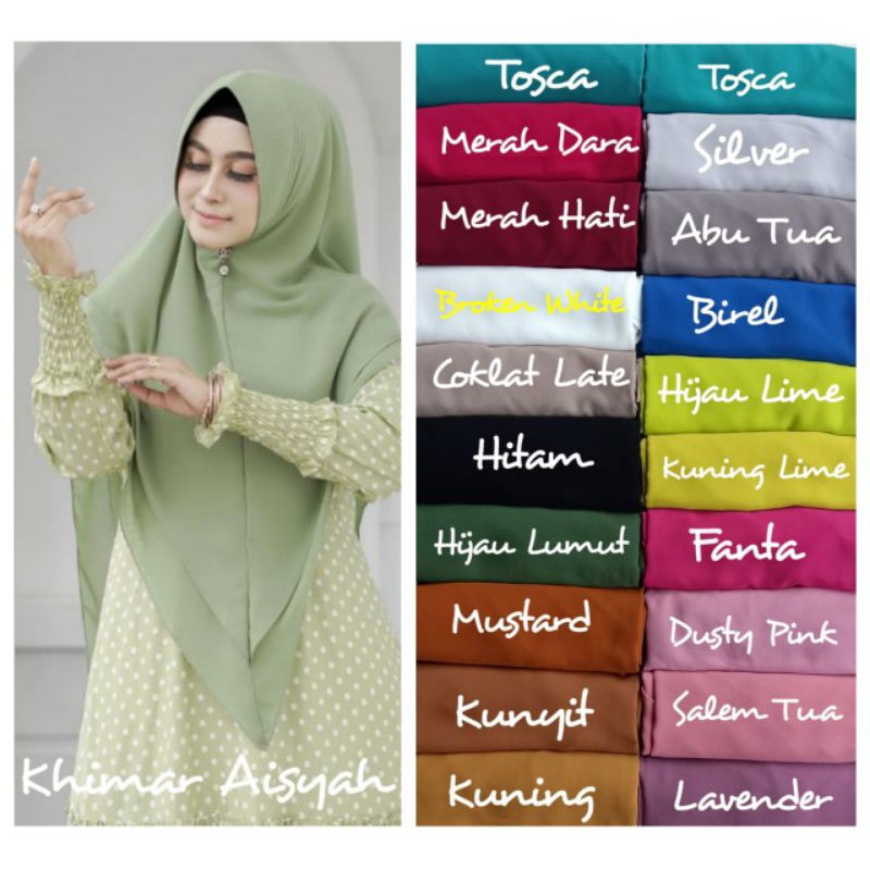 KHIMAR CERUTI AISYAH ORI PINGU