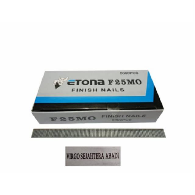 

ISI PAKU TEMBAK STAPLES ETONA F 25 MO PAKU "I" ISI 5000PCS ETONA F25