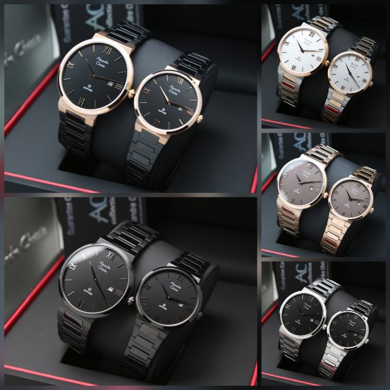 JAM TANGAN COUPLE ALEXANDRE CHRISTIE AC8564 / AC 8564 ORIGINAL GARANSI RESMI 1 TAHUN