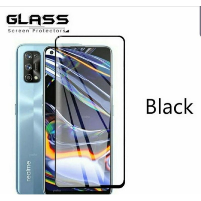 Tempered Glass Full Lem Oppo Realme 7i / C17 New