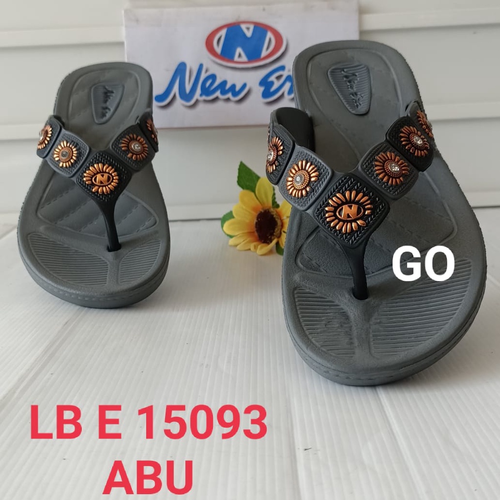 gos NEW ERA LB E 15093 Sandal Jepit Karet Wanita Size 37/41