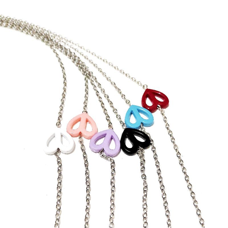 Kalung Gantungan Masker Strap Mask Pastel Love Chain Series