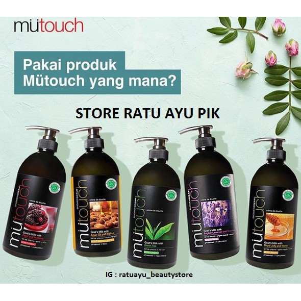 MU TOUCH GOAT MILK SHOWER CREAM 1LITER
