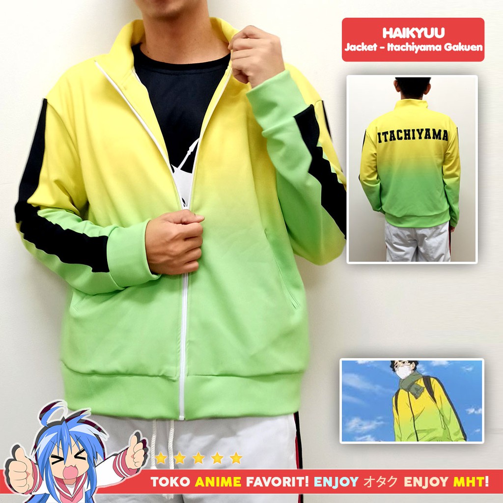 Jaket Anime Full Print Haikyuu Itachiyama Gakuen - Sakusa - myhobbytown