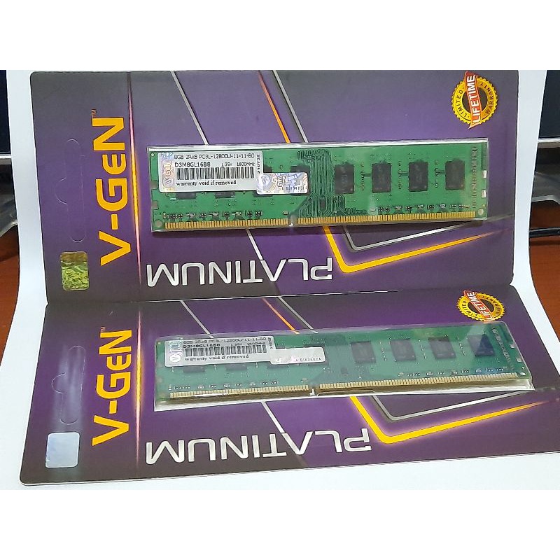 Memory Ram Longdim Ddr3 8Gb V-Gen Pc 12800 ( 1600Mhz )