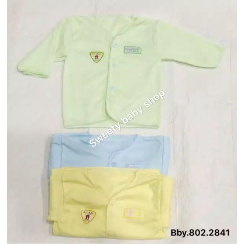 3 PCS Baju Bayi Newborn Baru Lahir Murah 0-3 bulan Set Katun Polos Cewek Cowok / Baju Baby Unisex