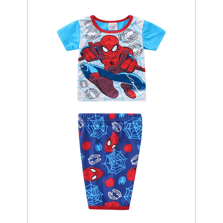 5-7Thn BAJU ANAK LAKI LAKI KEMEJA SUPERHERO SPIDERMAN MINIMALIS FASHION