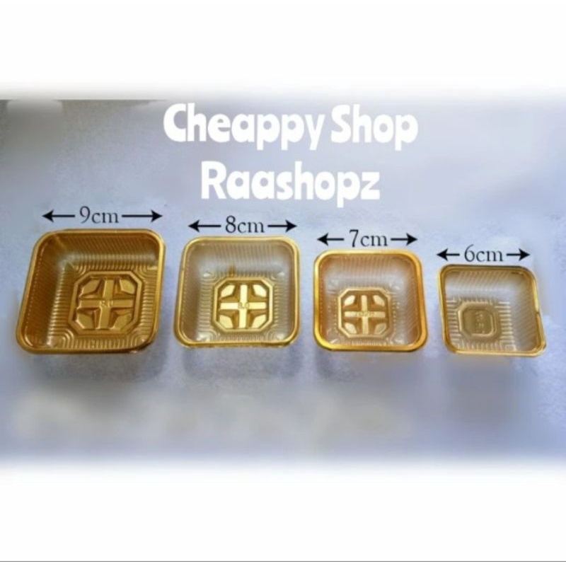 25pcs Tray Mooncake Tray Kue Bulan Case Kue bulan Case Mooncake Tray Only Tempat kue bulan alas kue 