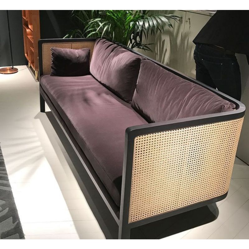 Bangku Kayu Jati Kombinasi Rotan Kursi Bangku Rotan Busa Kursi Sofa