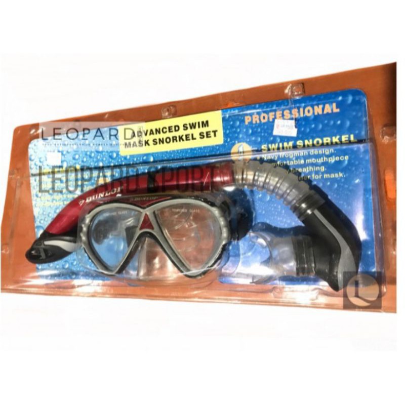 Mask Snorkel Set Dunlop S-570 / Snorkeling Set / Masker Snorkel Dunlop